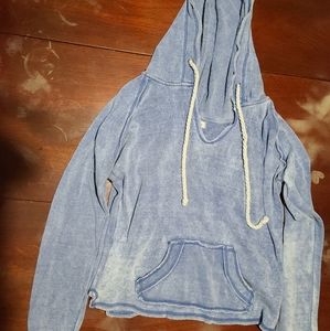 Blue hoodie style shirt